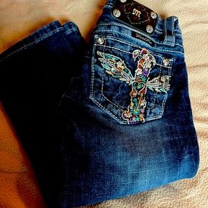 Girls size 8 miss me capri